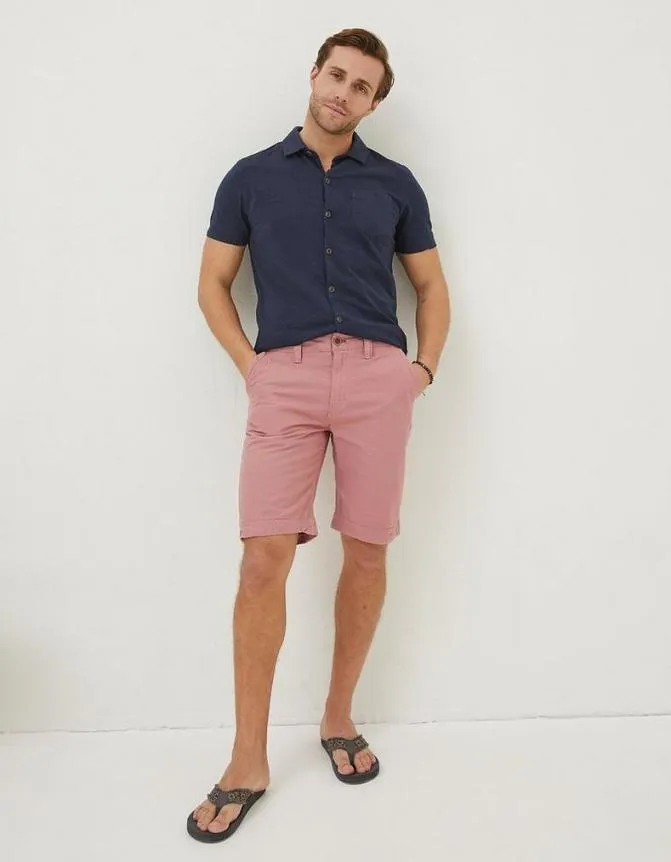Fatface Shorts Cove Flat Front Shorts Dusky Pink 8211 Men