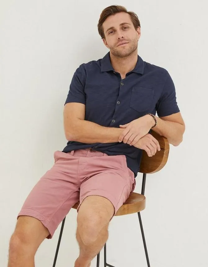 Fatface Shorts Cove Flat Front Shorts Dusky Pink 8211 Men