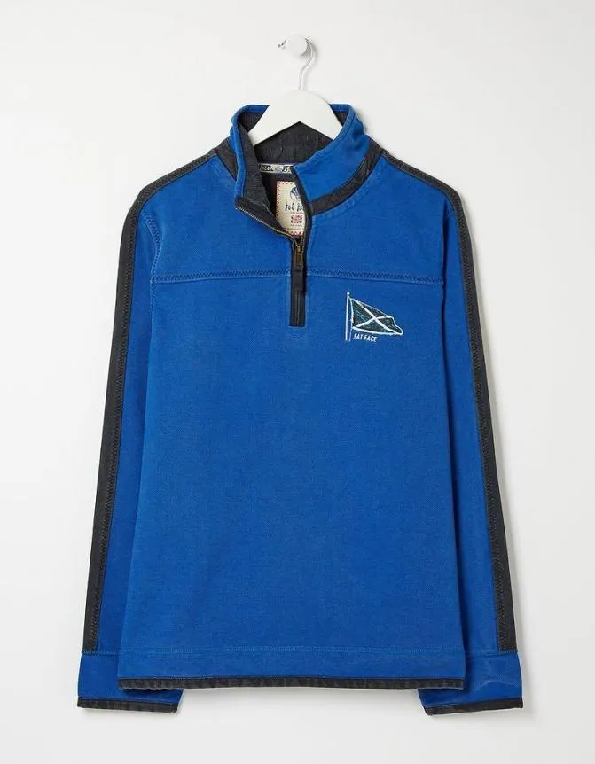 Fatface Sweatshirts and Hoodies Nation Airlie Scotland Blue 8211 Men