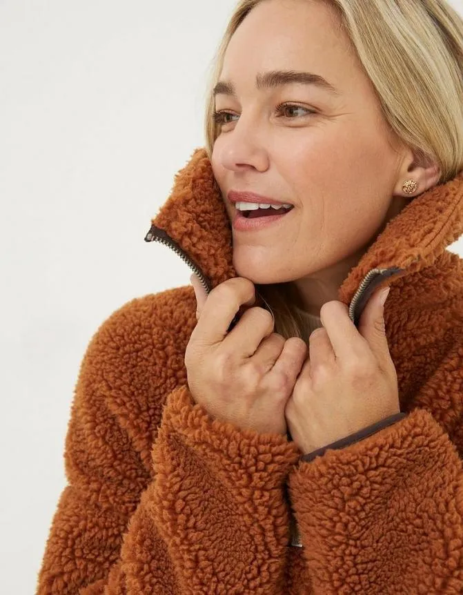 Fatface Sweatshirts and Hoodies Parker Overhead Fleece Chestnut Brown 8211 Women Fatface Sweatshirts and Hoodies Parker Overhead Fleece Chestnut Brown 8211 Women