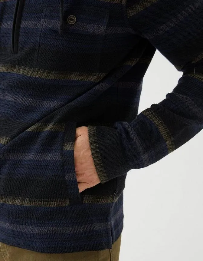Fatface Sweatshirts and Hoodies Trescowe Stripe Half Zip Hoodie Navy 8211 Men Fatface Sweatshirts and Hoodies Trescowe Stripe Half Zip Hoodie Navy 8211 Men