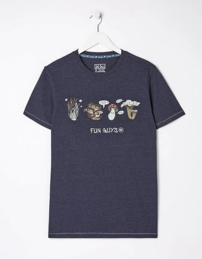 Fatface TShirts Fun Guys TShirt Navy Marl 8211 Men
