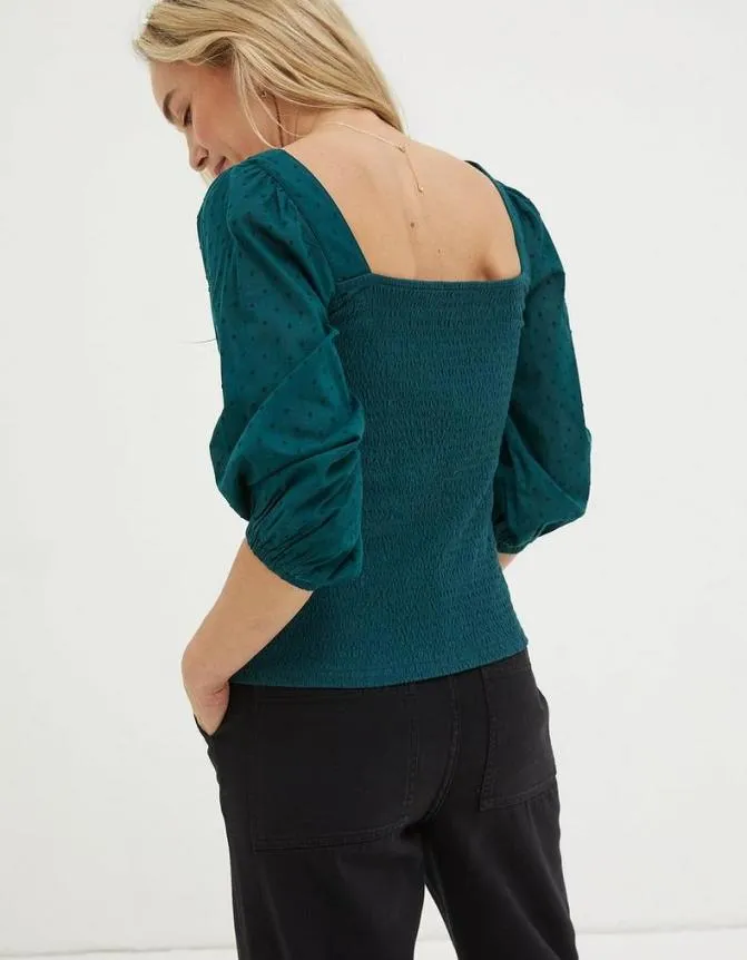 Fatface Tops and TShirts Lila Top Teal Green 8211 Women