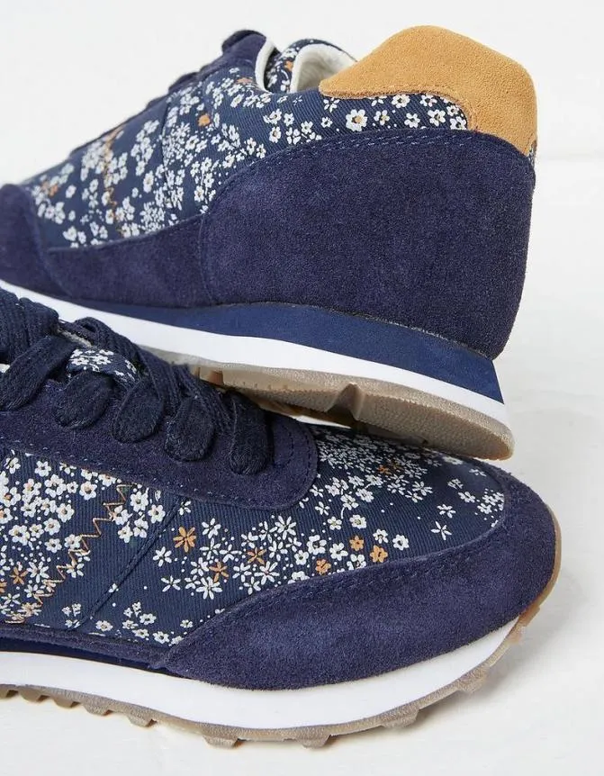 Fatface Trainers Georgia Floral Runner Trainers Navy 8211 Women