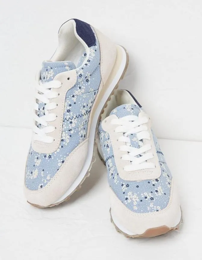 Fatface Trainers Georgia Floral Runner Trainers White 8211 Women