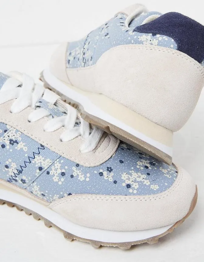 Fatface Trainers Georgia Floral Runner Trainers White 8211 Women