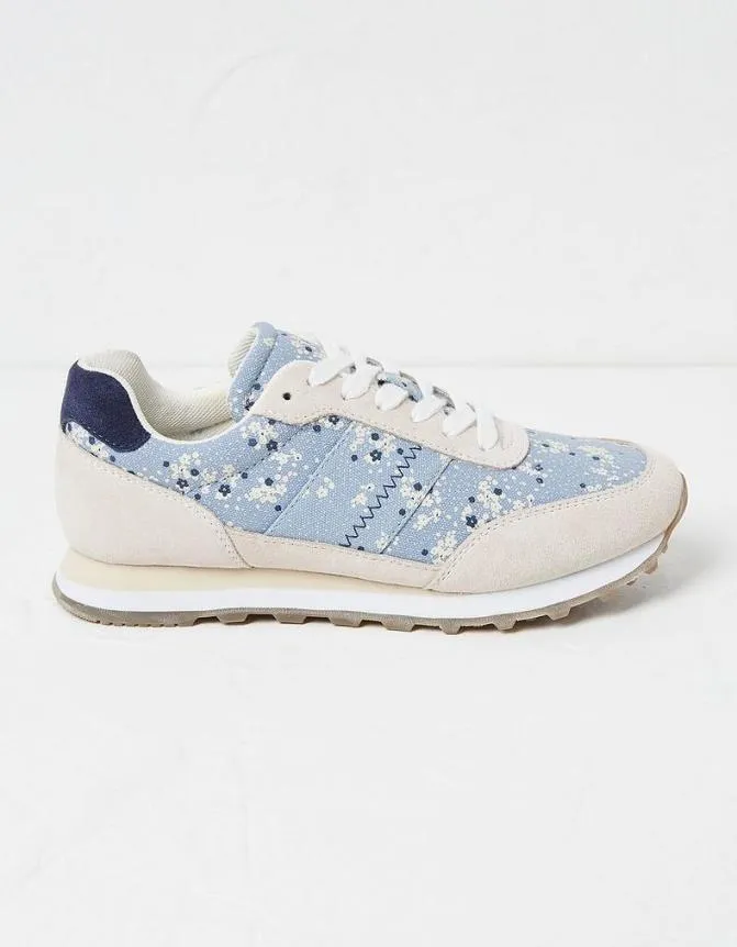 Fatface Trainers Georgia Floral Runner Trainers White 8211 Women