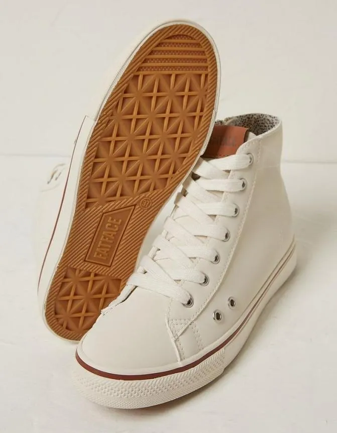 Fatface Trainers Mae High Top Trainer White 8211 Women