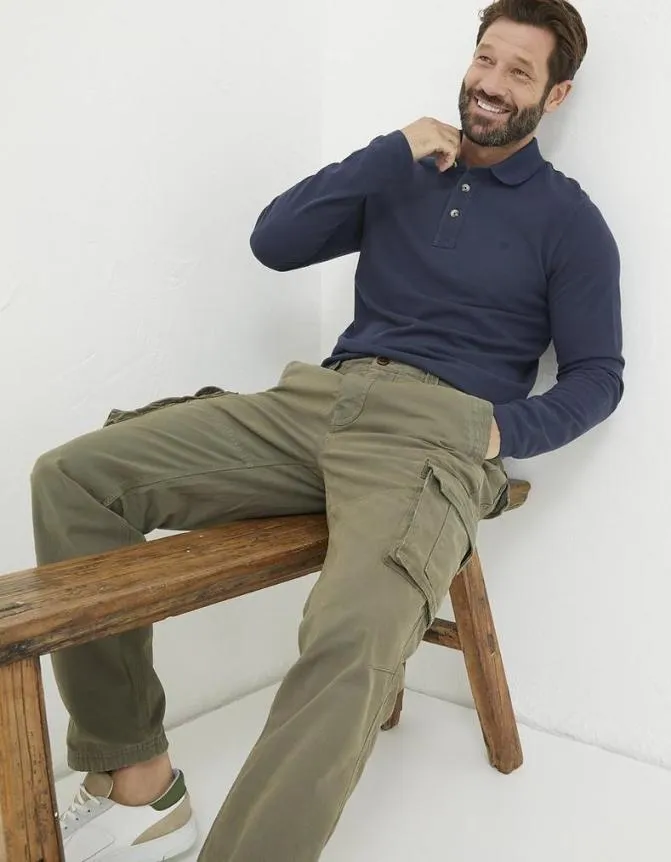 Fatface Trousers and Chinos Breakyard Cargo Trousers Olive Green 8211 Men