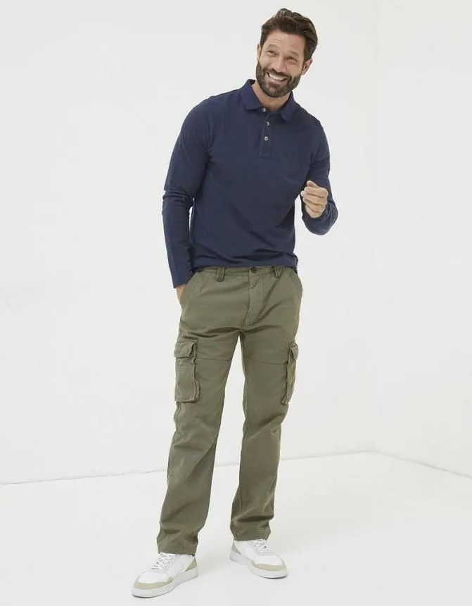 Fatface Trousers and Chinos Breakyard Cargo Trousers Olive Green 8211 Men