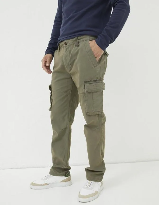 Fatface Trousers and Chinos Breakyard Cargo Trousers Olive Green 8211 Men