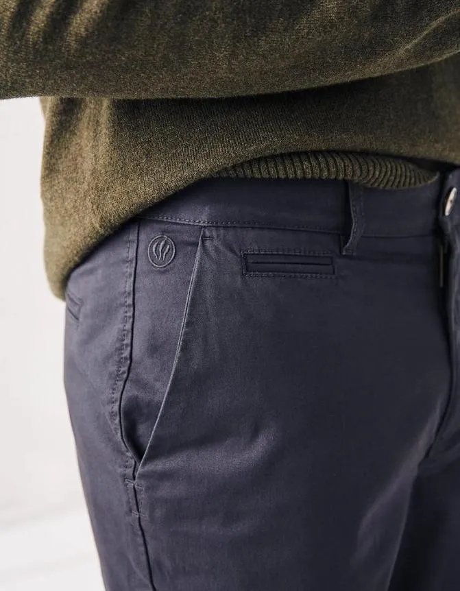 Fatface Trousers and Chinos Heyshott Slim Stretch Chinos Navy 8211 Men