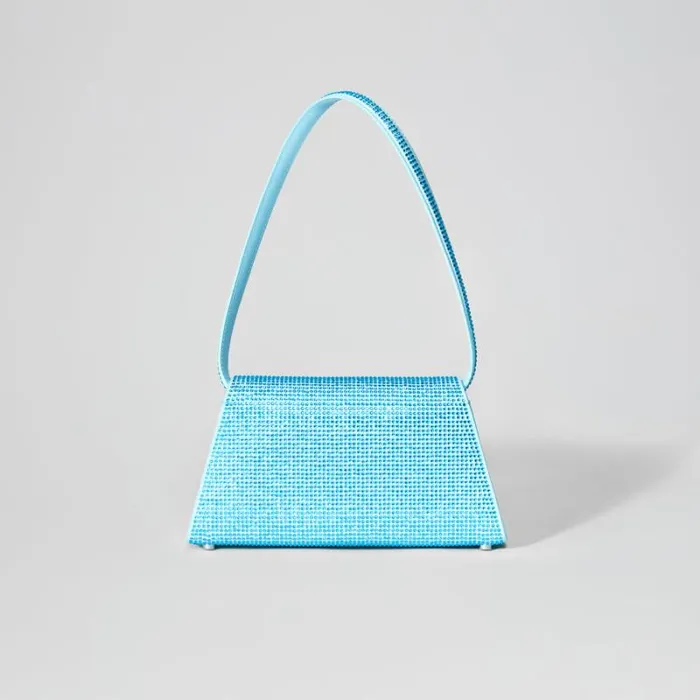 Handbags Woman SelfPortrait Blue Rhinestone Bow Mini Shoulder Bag Handbags Woman SelfPortrait Blue Rhinestone Bow Mini Shoulder Bag