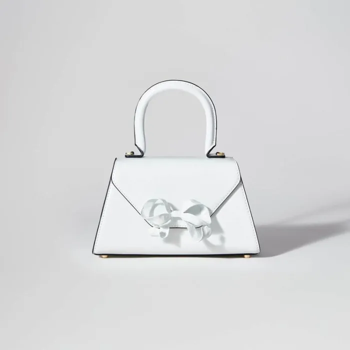Handbags Woman SelfPortrait White Bow Mini Shoulder Bag Handbags Woman SelfPortrait White Bow Mini Shoulder Bag