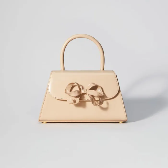 Handbags Woman SelfPortrait Yellow Bow Mini Tote Bag Handbags Woman SelfPortrait Yellow Bow Mini Tote Bag