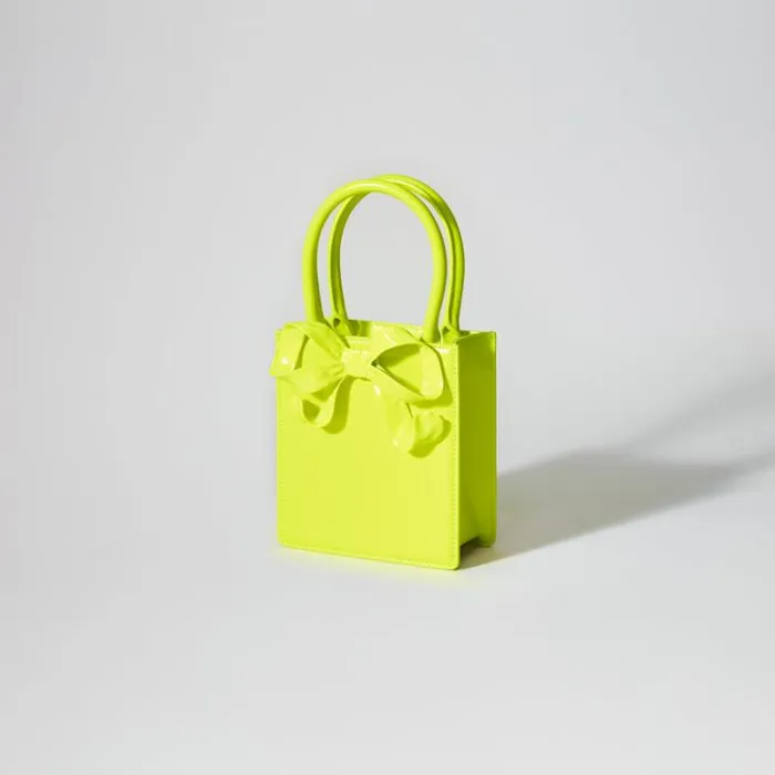 Handbags Woman SelfPortrait Yellow Bow Mini Tote Bag Handbags Woman SelfPortrait Yellow Bow Mini Tote Bag