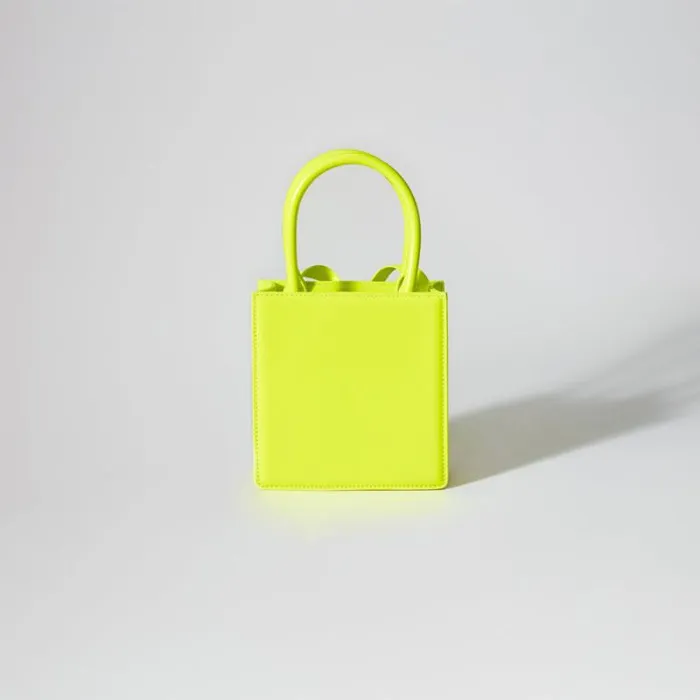 Handbags Woman SelfPortrait Yellow Bow Mini Tote Bag Handbags Woman SelfPortrait Yellow Bow Mini Tote Bag