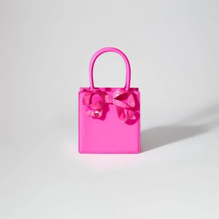 Handbags Woman SelfPortrait Yellow Bow Mini Tote Bag Handbags Woman SelfPortrait Yellow Bow Mini Tote Bag