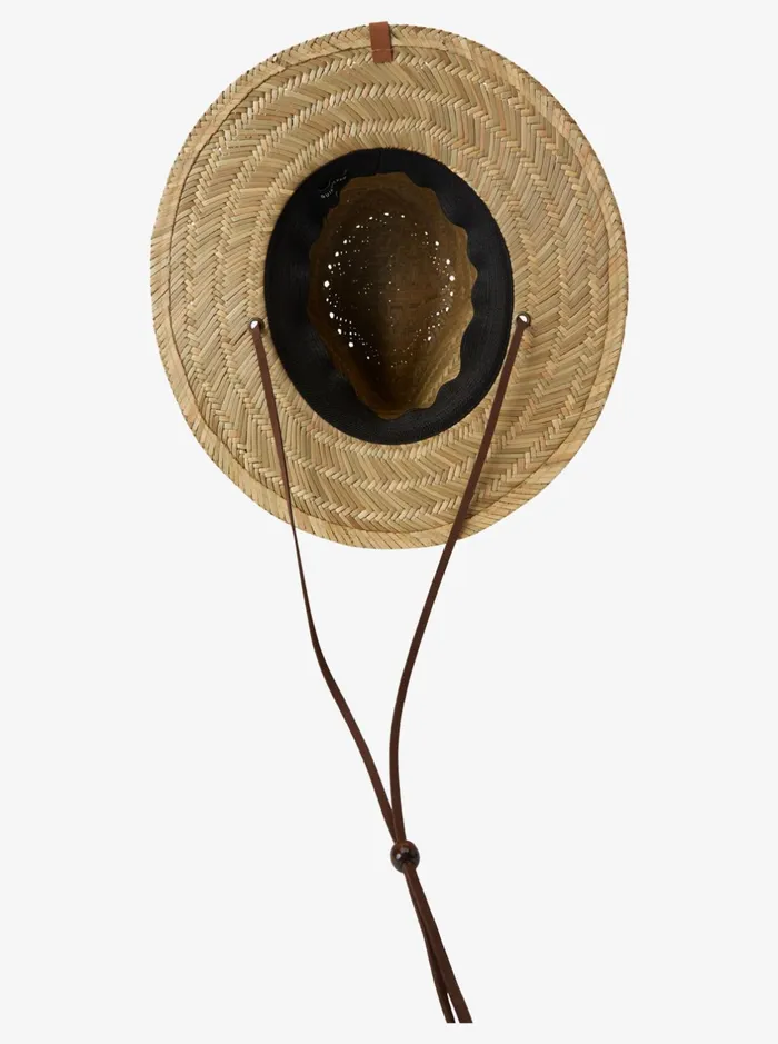 Hats Men Quiksilver Jettyside Straw Lifeguard Hat Natural Hats Men Quiksilver Jettyside Straw Lifeguard Hat Natural