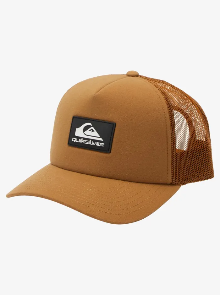 Hats Men Quiksilver Omnipotent Snapback Hat Bone Brown