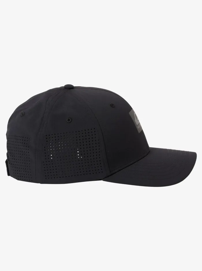 Hats Men Quiksilver Waterman Perf Turf Snapback Hat Black Hats Men Quiksilver Waterman Perf Turf Snapback Hat Black