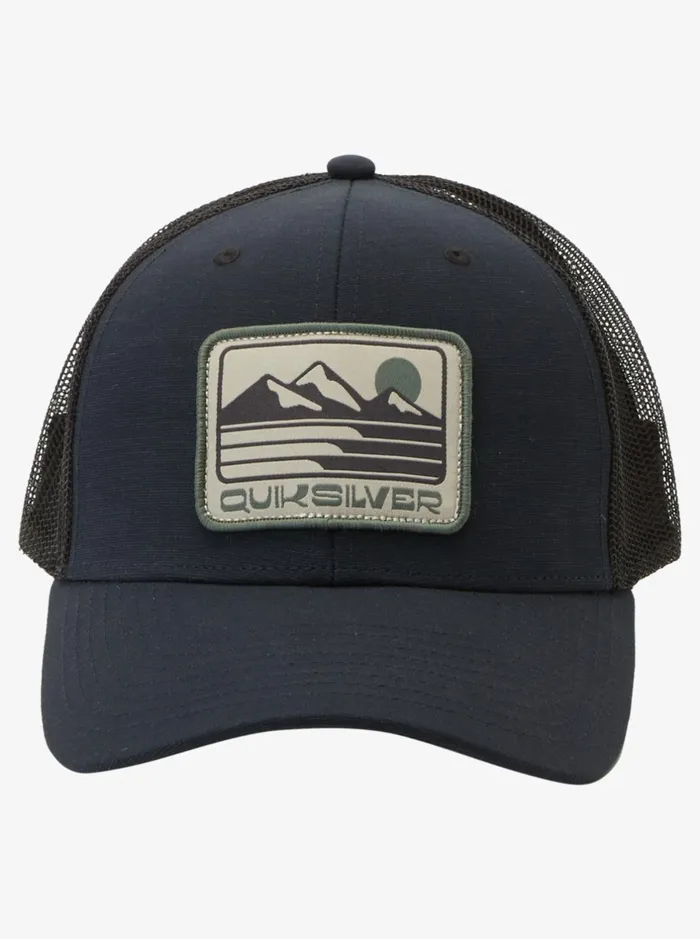 Hats Men Quiksilver Weekend Rights Trucker Hat Black Hats Men Quiksilver Weekend Rights Trucker Hat Black