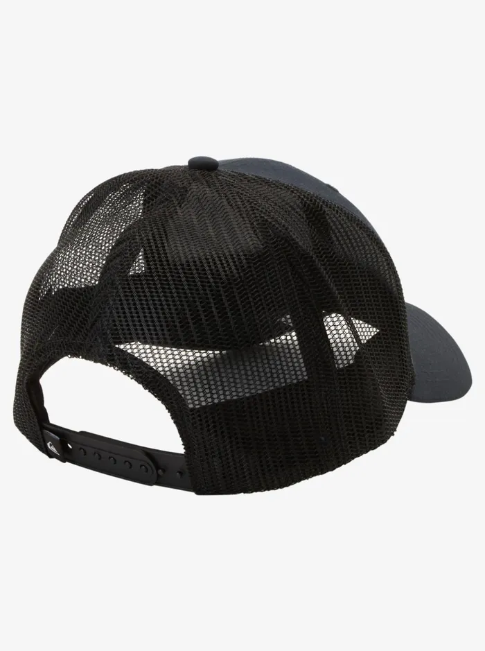 Hats Men Quiksilver Weekend Rights Trucker Hat Black Hats Men Quiksilver Weekend Rights Trucker Hat Black