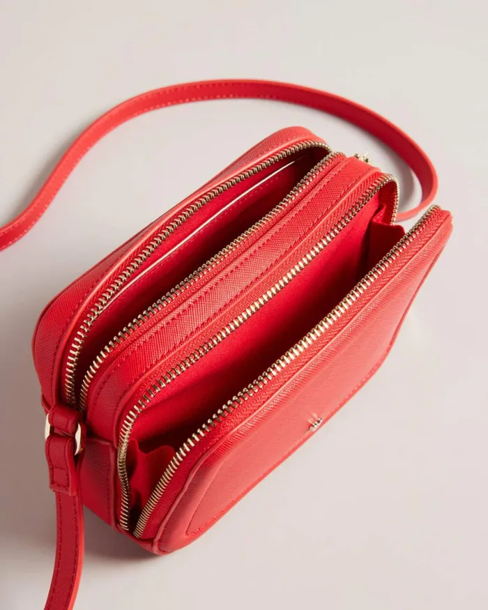 Heart Studded Small Camera Bag Red Women Ted Baker Bags