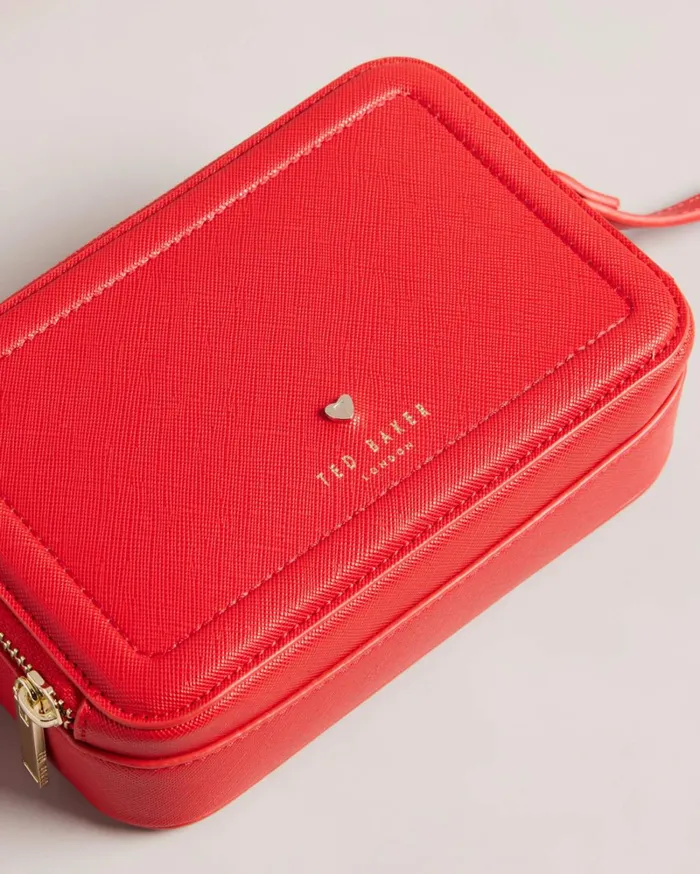 Heart Studded Small Camera Bag Red Women Ted Baker Bags Heart Studded Small Camera Bag Red Women Ted Baker Bags