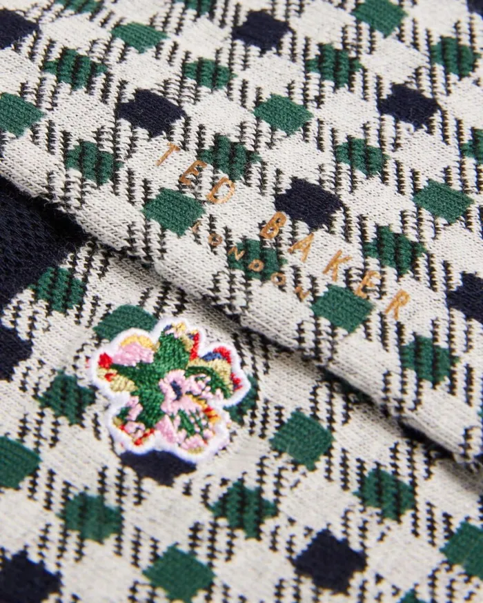 House Check Socks Green Men Ted Baker Socks