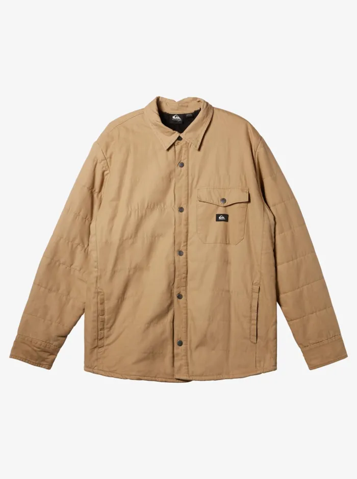 Jackets Men Quiksilver Downrail Upd Canvas Jacket Plage