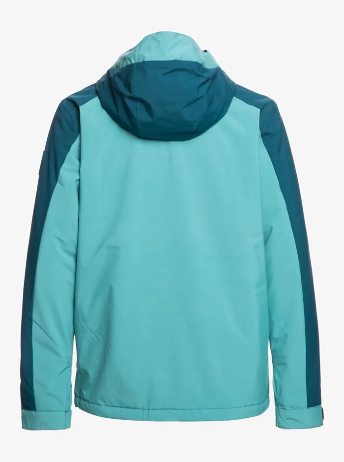 Jackets Men Quiksilver Mission Technical Snow Jacket Brittany Blue Jackets Men Quiksilver Mission Technical Snow Jacket Brittany Blue