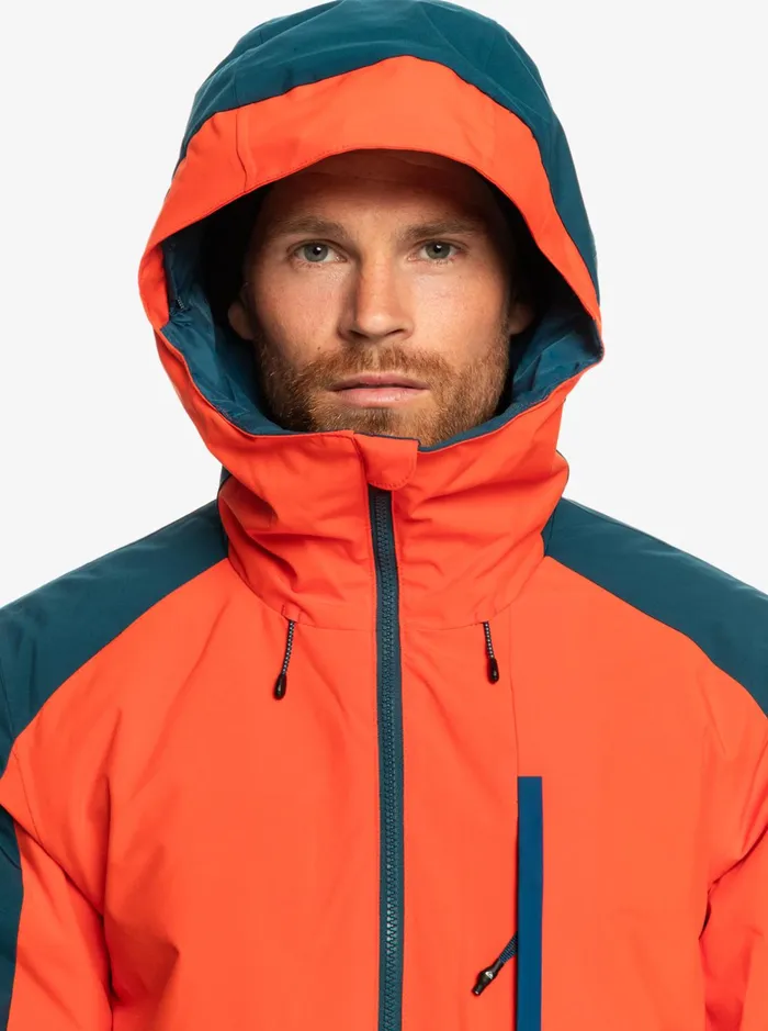 Jackets Men Quiksilver Mission Technical Snow Jacket Grenadine Jackets Men Quiksilver Mission Technical Snow Jacket Grenadine