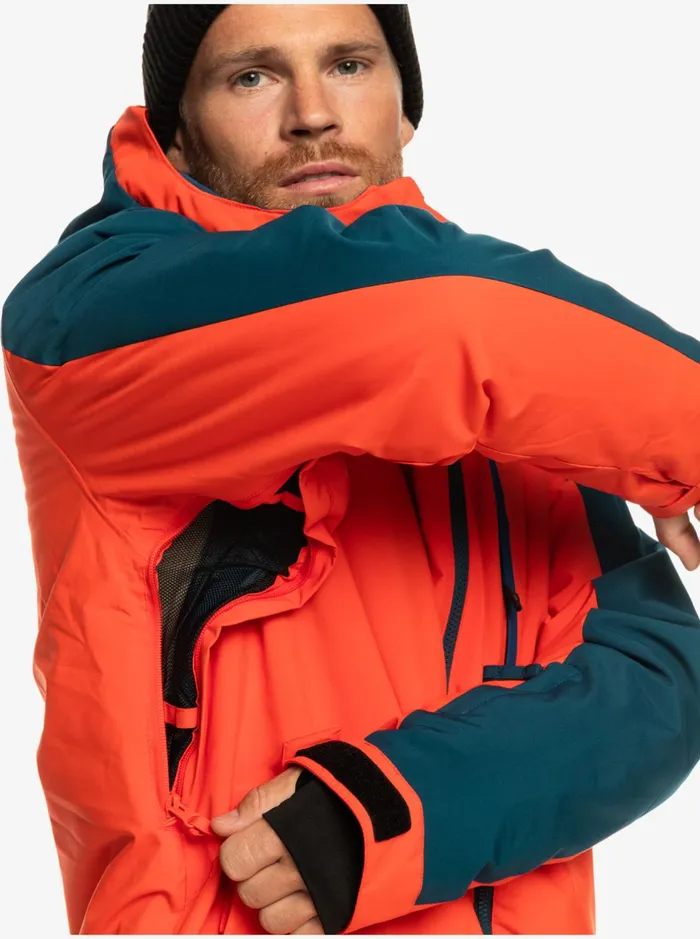 Jackets Men Quiksilver Mission Technical Snow Jacket Grenadine Jackets Men Quiksilver Mission Technical Snow Jacket Grenadine