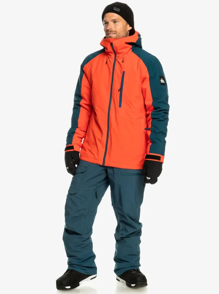 Jackets Men Quiksilver Mission Technical Snow Jacket Grenadine Jackets Men Quiksilver Mission Technical Snow Jacket Grenadine