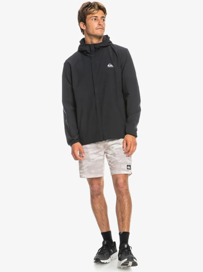 Jackets Men Quiksilver Quik Mile Technical Training Jacket True Black
