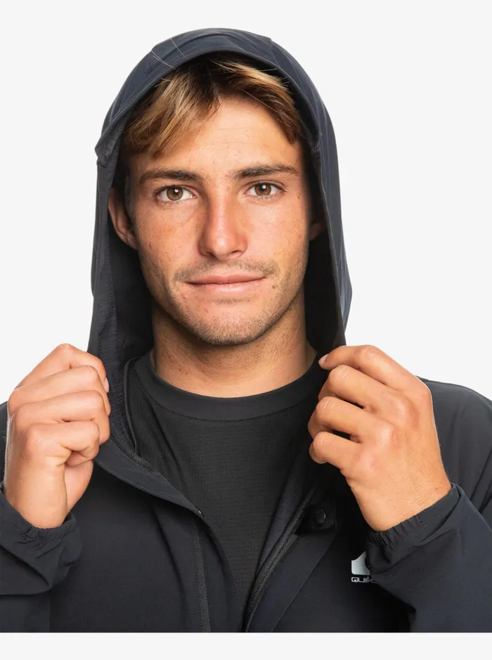 Jackets Men Quiksilver Quik Mile Technical Training Jacket True Black