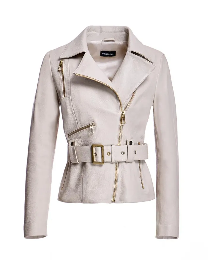 Jackets Women039s Maximilian Belted Leather Jacket