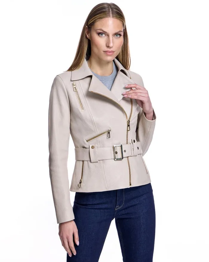 Jackets Women039s Maximilian Belted Leather Jacket
