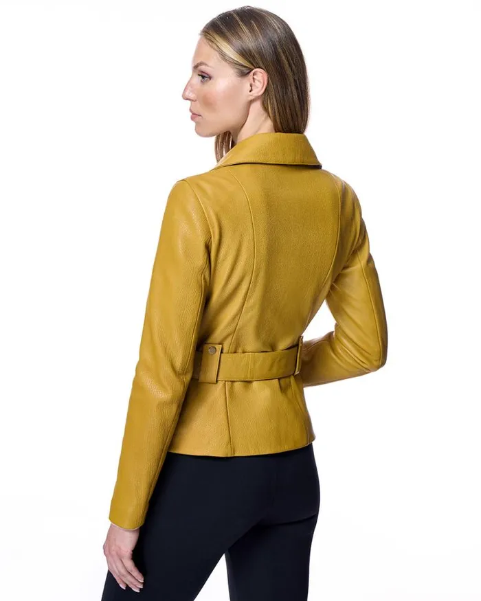 Jackets Women039s Maximilian Belted Leather Jacket