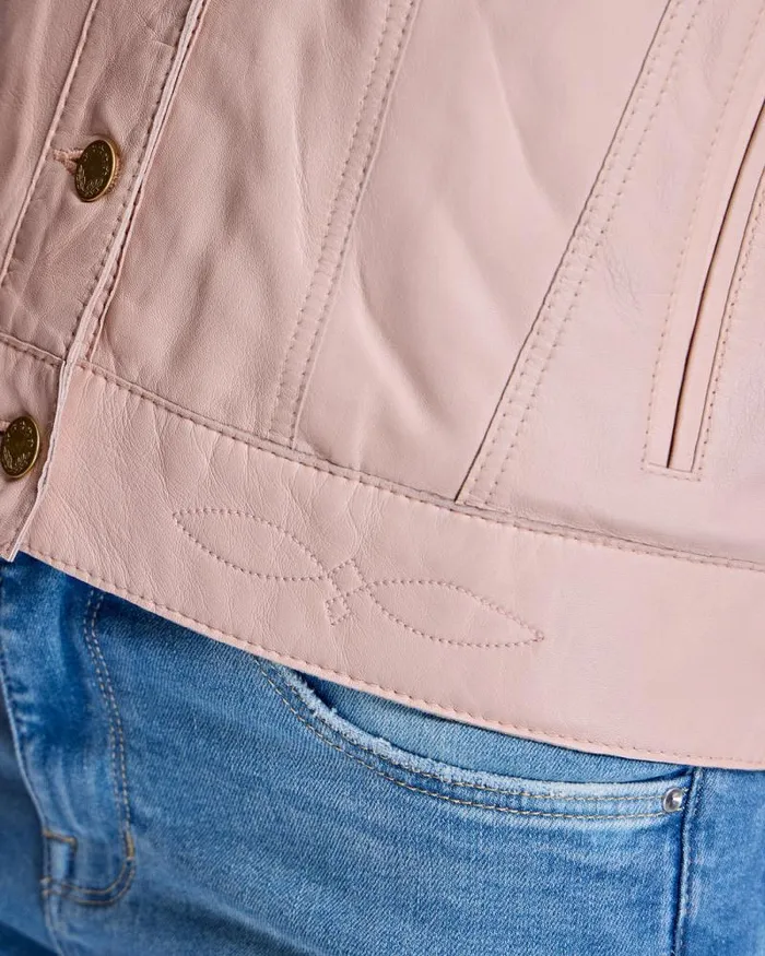 Jackets Women039s Maximilian Button Down Leather Jacket