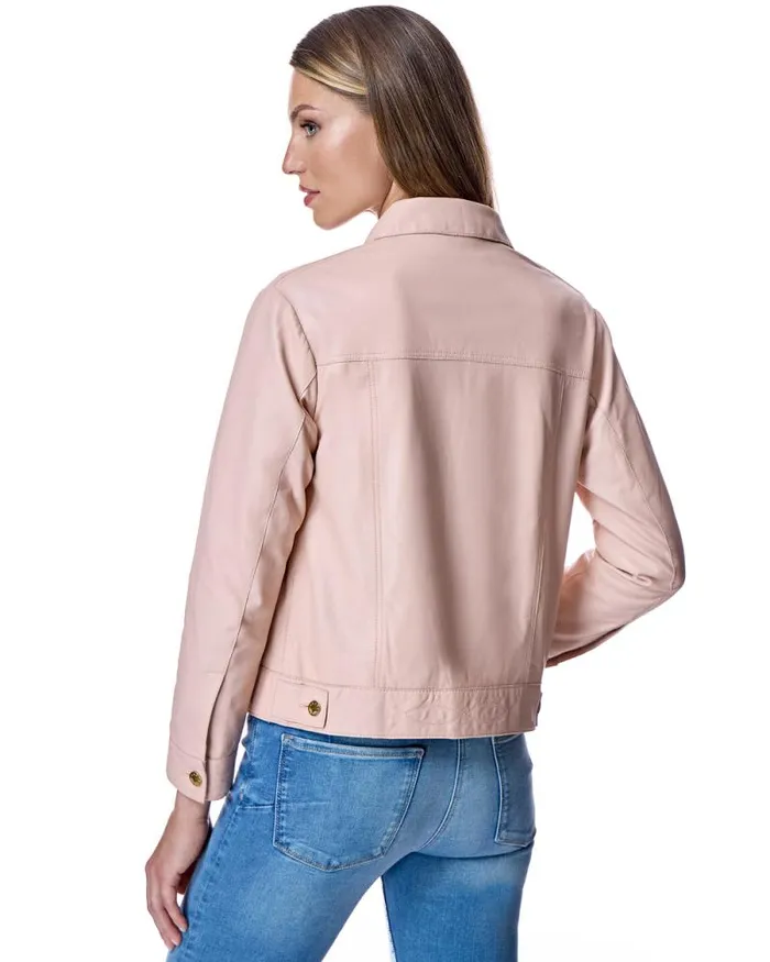 Jackets Women039s Maximilian Button Down Leather Jacket