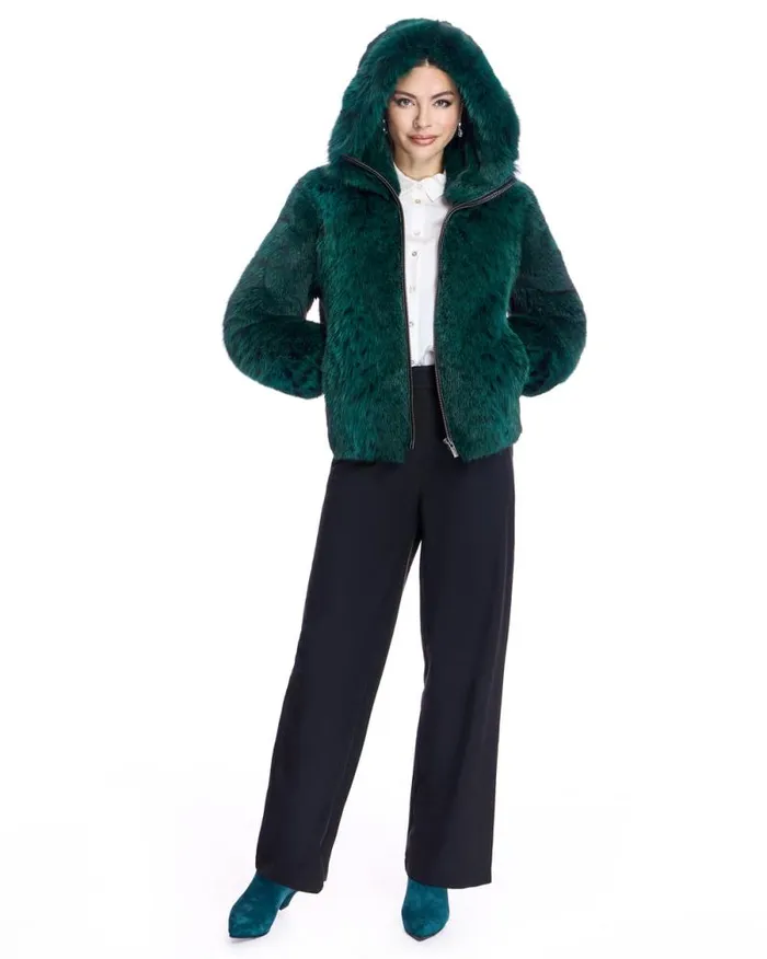 Jackets Women039s Maximilian Hooded Lynx Jacket