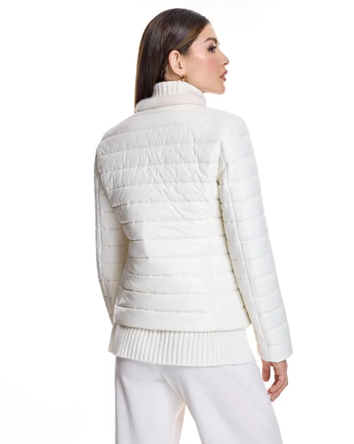 Jackets Women039s Maximilian Nylon Jacket With Mink Trim
