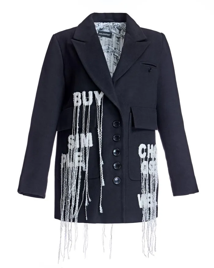 Jackets Women039s Maximilian Woolblend Fashion Blazer