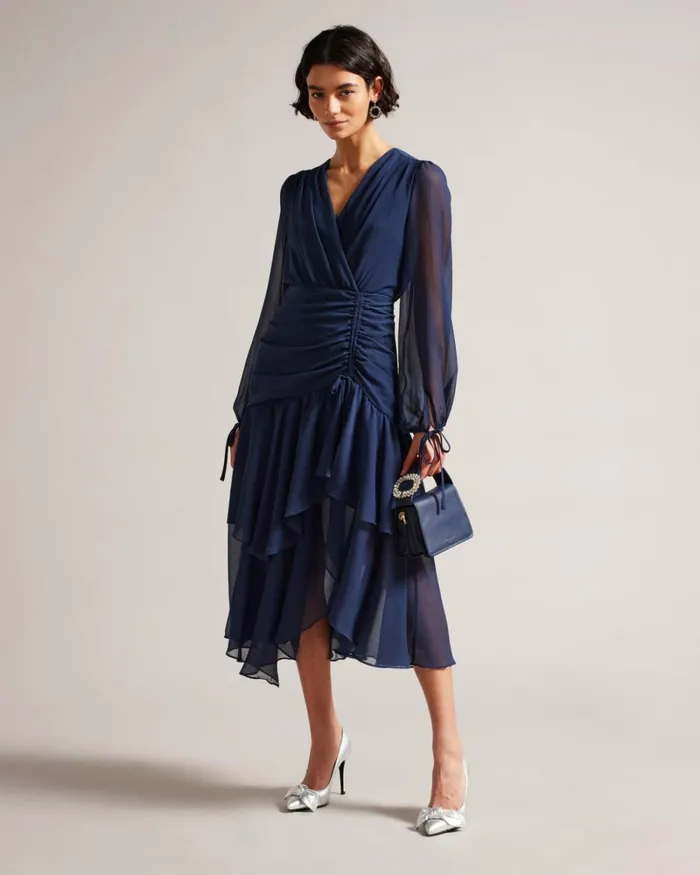 Jewel Detail Crossbody Bag Dark Blue Women Ted Baker Bags