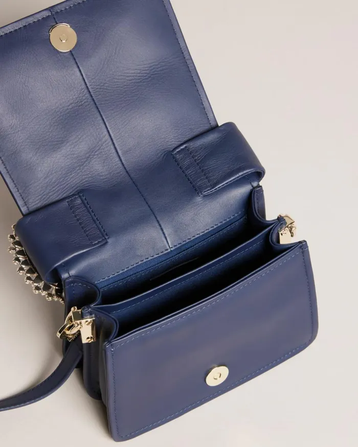 Jewel Detail Crossbody Bag Dark Blue Women Ted Baker Bags