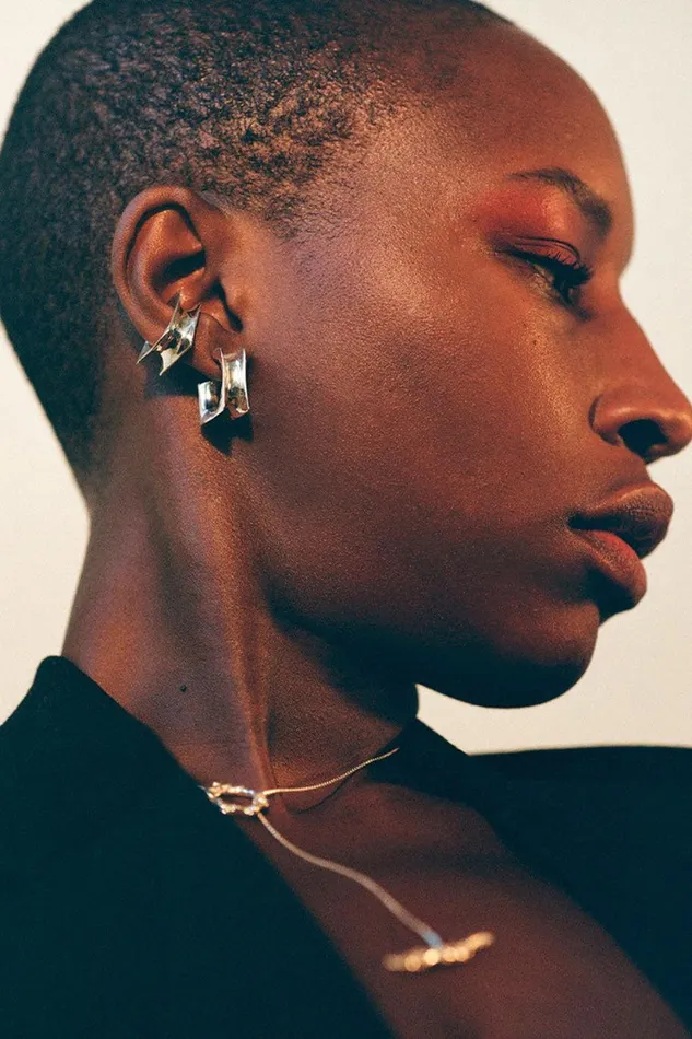 Jewellery Women Lee Mathews Faris Glacon Hoops
