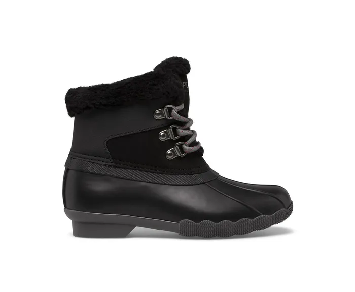 Kids Alpine Saltwater Duck Boot Black Sperry Boots