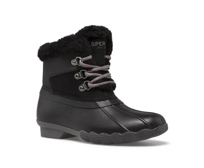 Kids Alpine Saltwater Duck Boot Black Sperry Boots Kids Alpine Saltwater Duck Boot Black Sperry Boots